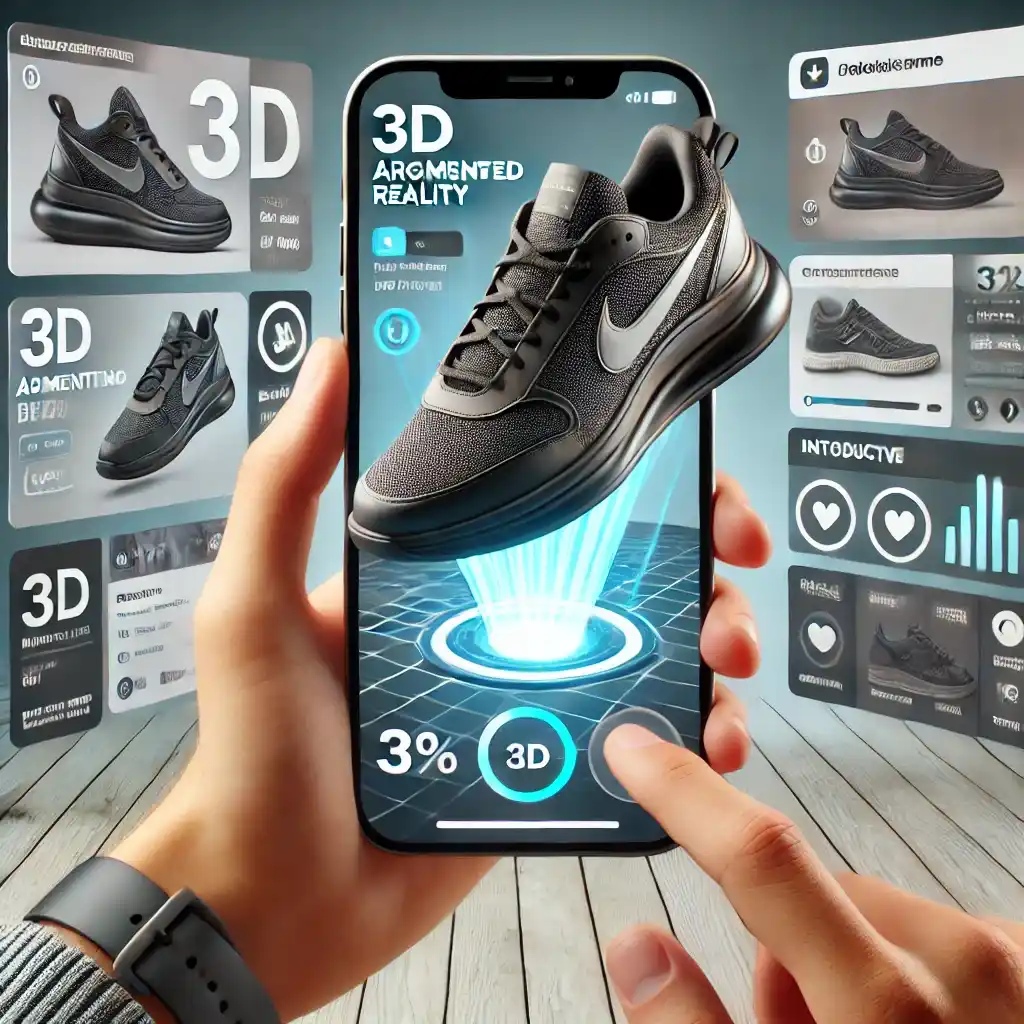 Augmented Reality campaign showcasing a 3D product demo on social media