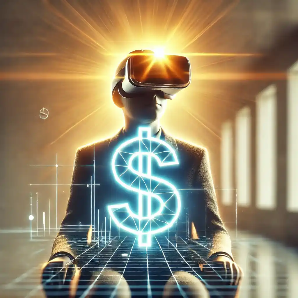 Challenges of VR in business, including isolation and high costs.